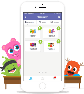 ClassDojo app on cellphone